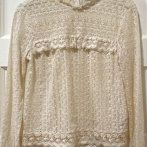TOPSHOP LACE BLOUSE
